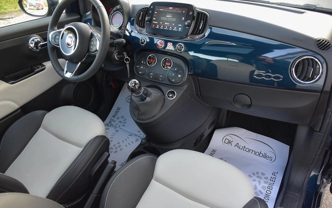 Fiat 500 cena 54858 przebieg: 16000, rok produkcji 2022 z Świebodzice małe 781